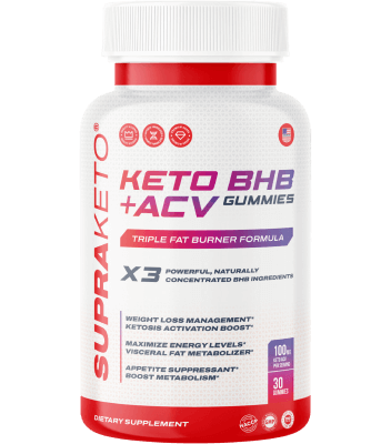 Supra Keto BHB + ACV Gummies